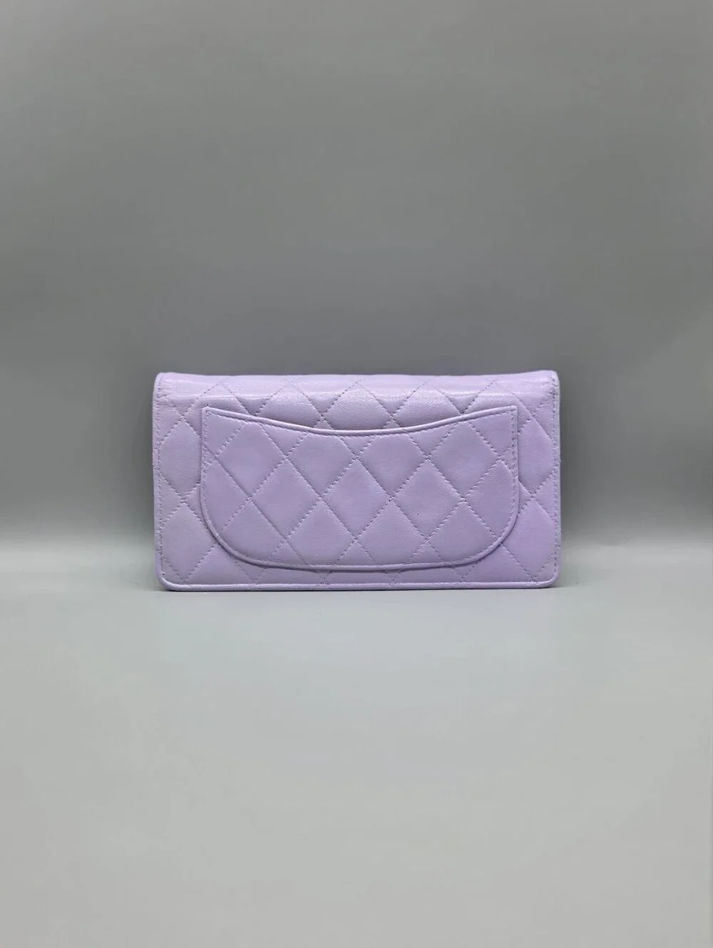 🟣Chanel Purple Learher Clutch/Wallet🟣 - Picture 7 of 16